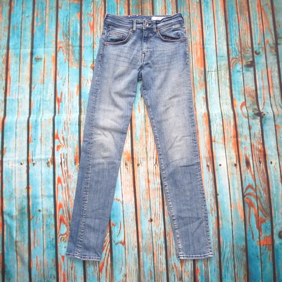 H&M Tech Stretch 28x32 Slim Fit Low Waist Jeans - Picture 1 of 8